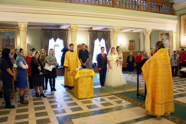 Венчание студентов Горного университета в Домовом храме вуза 